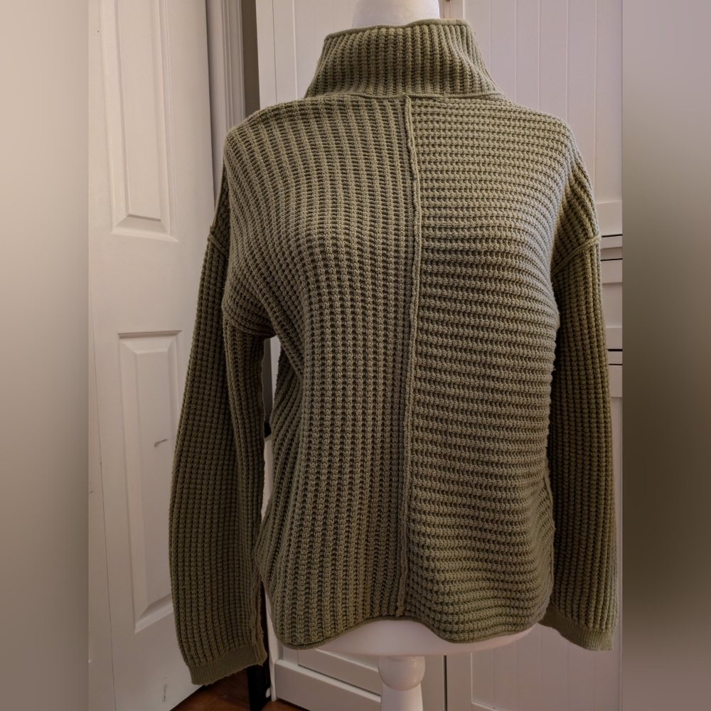 Sonoma Goods For Life Olive Green Women's Sweater - Size Small